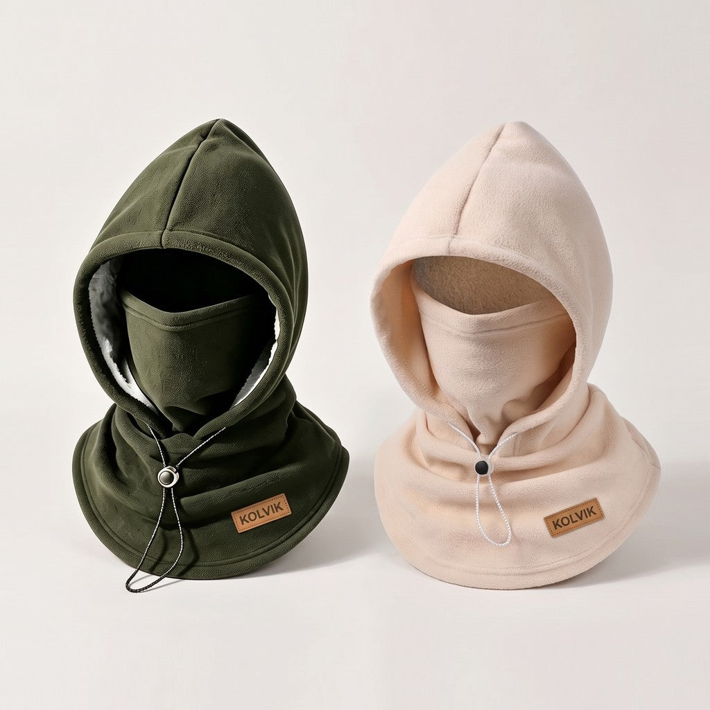 Kolvik Sherpa Hood pack, Olive + Beige