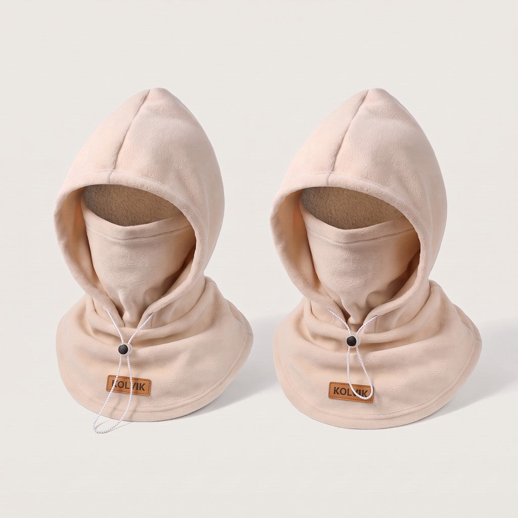 Kolvik Sherpa Hood pack, Beige + Beige
