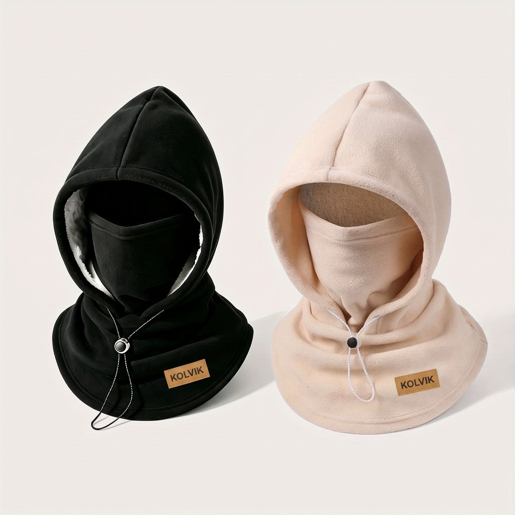 Kolvik Sherpa Hood pack, Black + Beige
