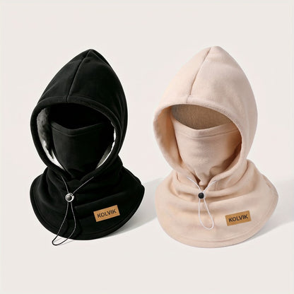 Kolvik Sherpa Hood pack, Black + Beige