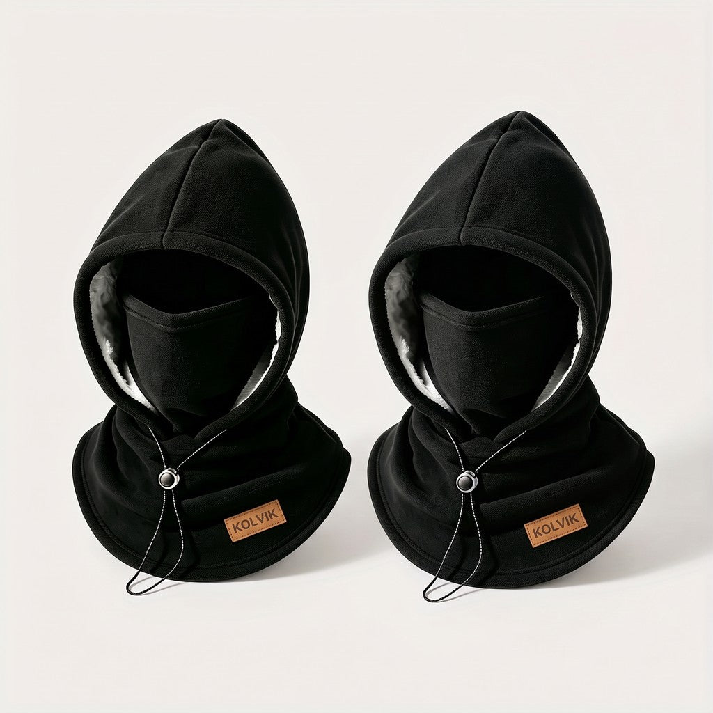 Kolvik Sherpa Hood pack, Black + Black