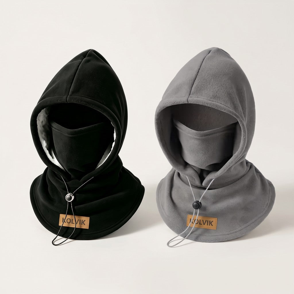 Kolvik Sherpa Hood pack, Black + Dark Gray