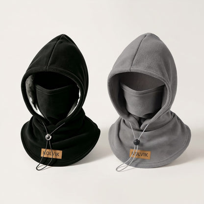 Kolvik Sherpa Hood pack, Black + Dark Gray