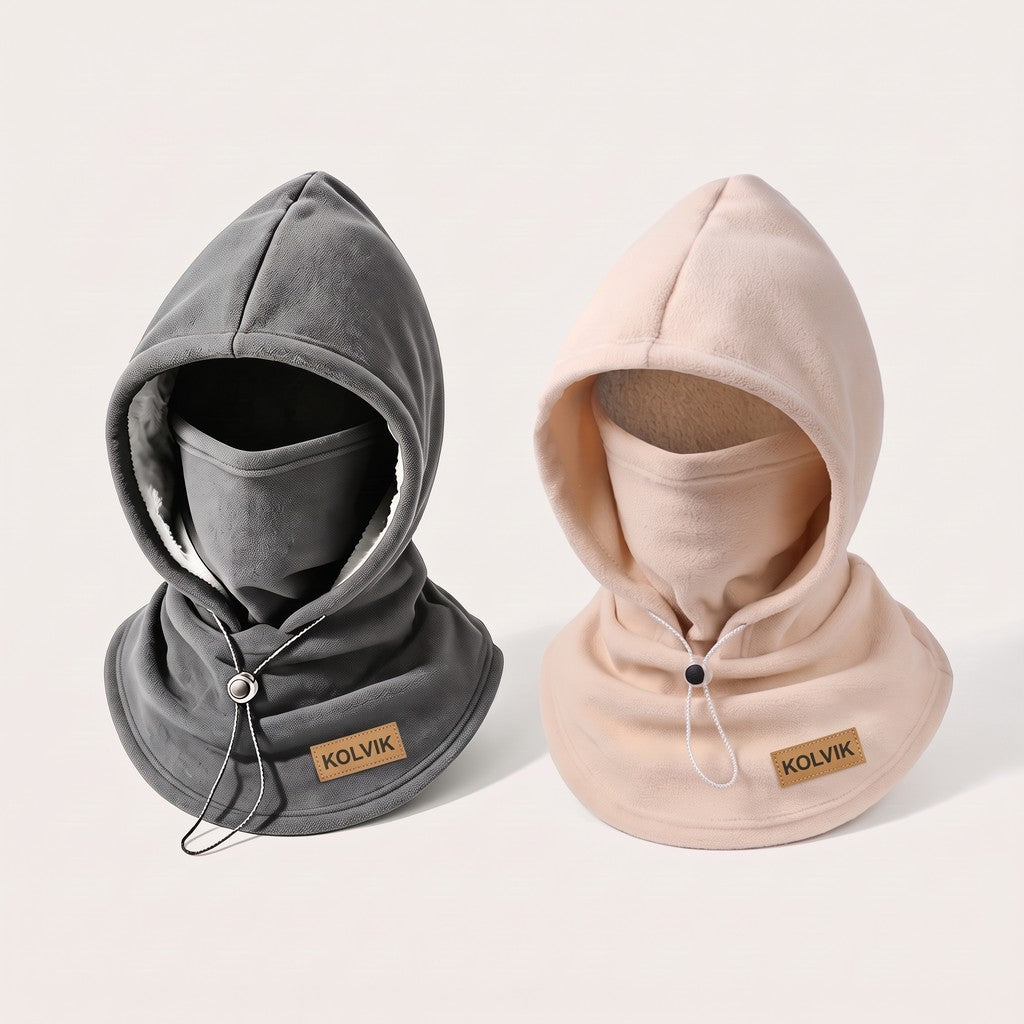 Kolvik Sherpa Hood pack, Dark Gray + Beige