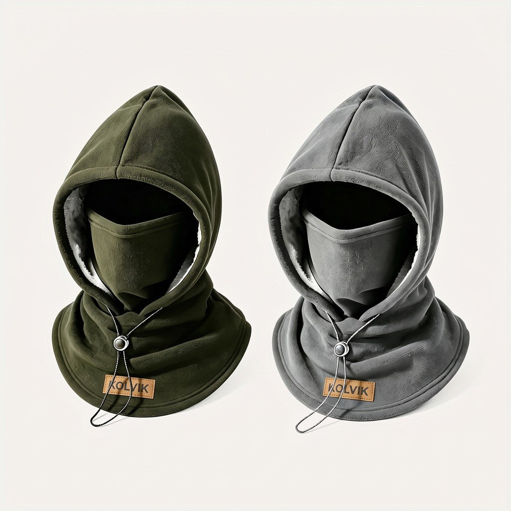 Kolvik Sherpa Hood pack, Olive + Dark Gray